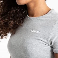 BOXRAW Women BOXRAW T-Shirt - Grey Clothing