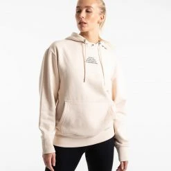 BOXRAW Women Established Unisex Hoodie - Stone Clothing