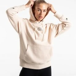 BOXRAW Women Established Unisex Hoodie - Stone Clothing