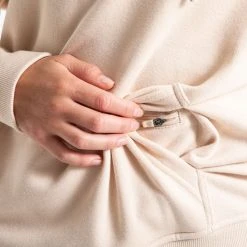 BOXRAW Women Established Unisex Hoodie - Stone Clothing