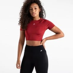 BOXRAW Women Crop Top - Red