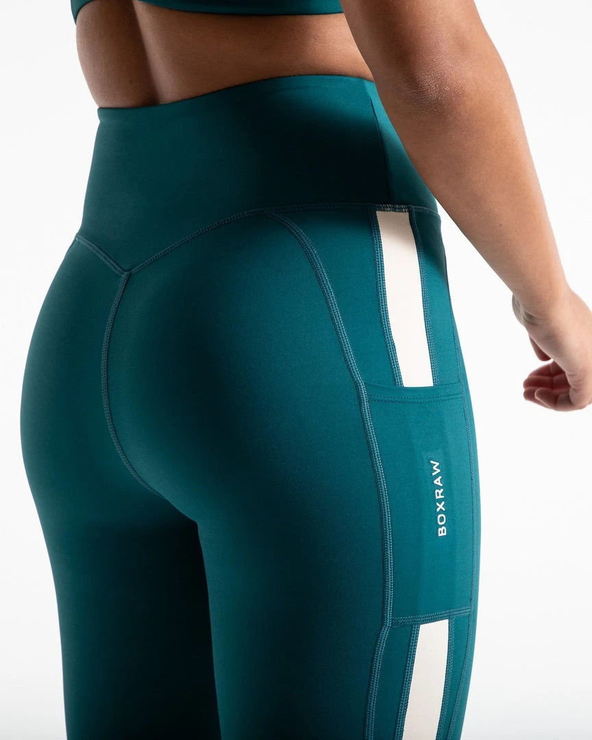 BOXRAW Women Alicia Leggings - Teal 6 BOXRAW Women Alicia Leggings - Teal