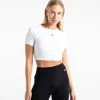 BOXRAW Women Crop Top - White