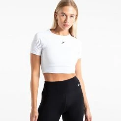 BOXRAW Women Crop Top - White