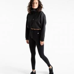 BOXRAW Women Clothing Del Valle 1/2 Zip Neoprene Top - Black