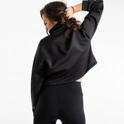 BOXRAW Women Clothing Del Valle 1/2 Zip Neoprene Top - Black