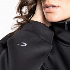 BOXRAW Women Clothing Del Valle 1/2 Zip Neoprene Top - Black