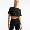 BOXRAW Women Clothing Cropped Strike T-Shirt - Black