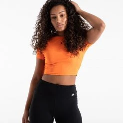 BOXRAW Women Crop Top - Orange