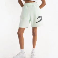 BOXRAW Women Clothing Boyfriend Shorts - Mint 9 BOXRAW Women Clothing Boyfriend Shorts - Mint