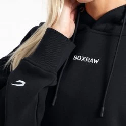 BOXRAW Women Johnson Cropped Hoodie - Black Clothing 14 BOXRAW Women Johnson Cropped Hoodie - Black Clothing