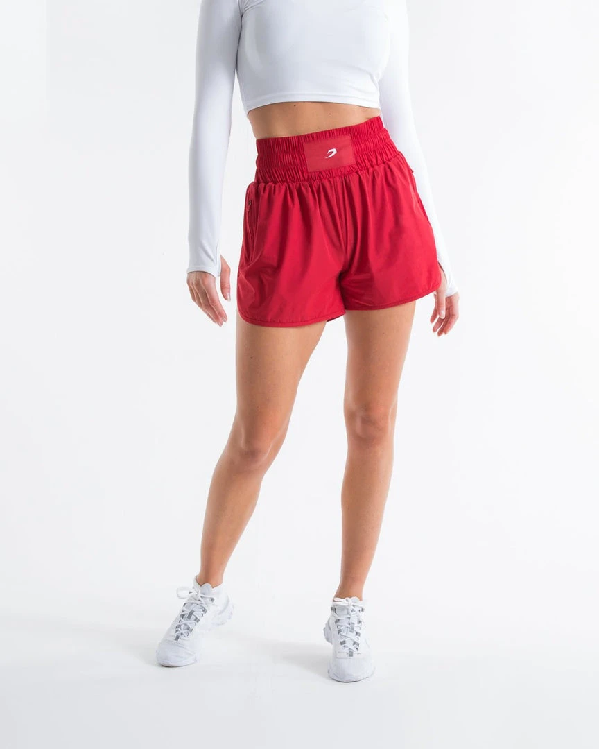 BOXRAW Women Kaliesha Shorts - Red 5 BOXRAW Women Kaliesha Shorts - Red