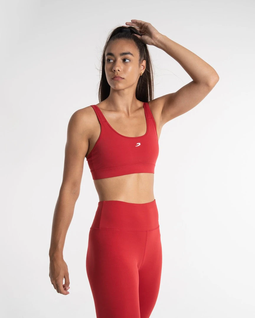 BOXRAW Women Best Sellers Velez Sports Bra - Red 1 BOXRAW Women Best Sellers Velez Sports Bra - Red
