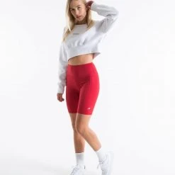 BOXRAW Women Velez Cycling Shorts - Red