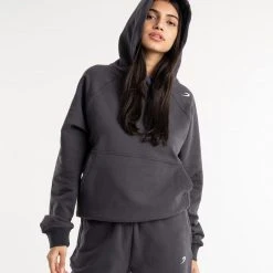 BOXRAW Women Winstone Hoodie - Charcoal