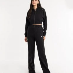 BOXRAW Women New Releases Winstone Cropped Zip Hoodie - Black