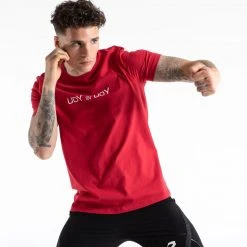 BOXRAW Men You Vs. You T-Shirt - Red 9 BOXRAW Men You Vs. You T-Shirt - Red