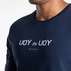 BOXRAW Men Clothing You Vs. You T-Shirt - Navy 11 BOXRAW Men Clothing You Vs. You T-Shirt - Navy