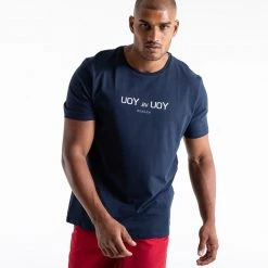 BOXRAW Men Clothing You Vs. You T-Shirt - Navy 9 BOXRAW Men Clothing You Vs. You T-Shirt - Navy
