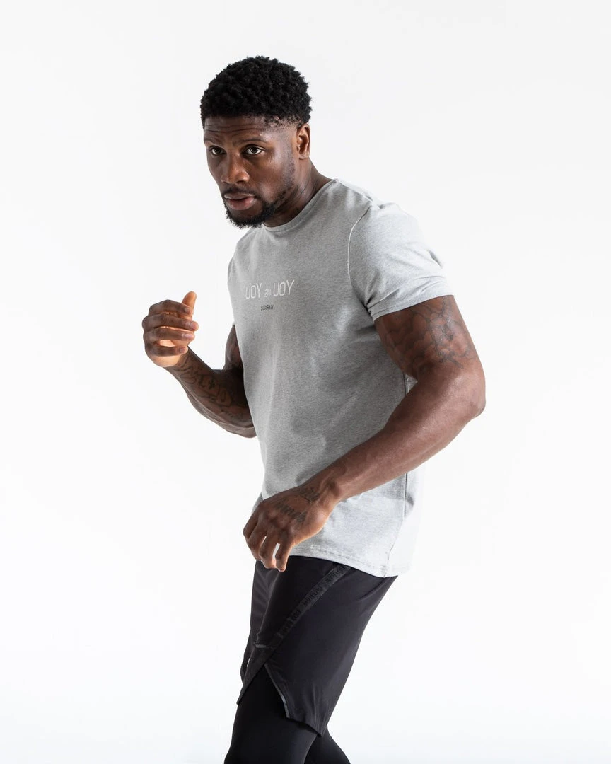 BOXRAW Men You Vs. You T-Shirt - Grey 3 BOXRAW Men You Vs. You T-Shirt - Grey