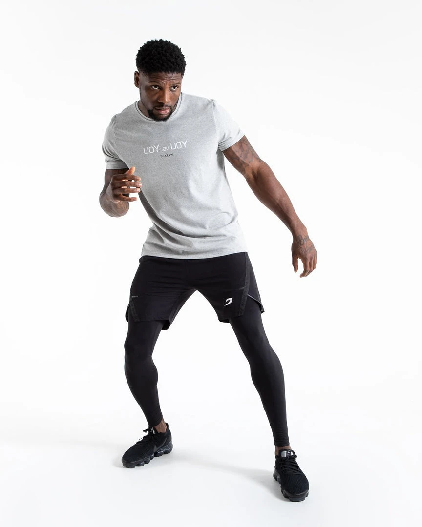 BOXRAW Men You Vs. You T-Shirt - Grey 2 BOXRAW Men You Vs. You T-Shirt - Grey