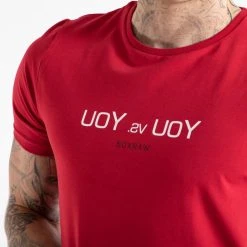 BOXRAW Men You Vs. You T-Shirt - Red 11 BOXRAW Men You Vs. You T-Shirt - Red