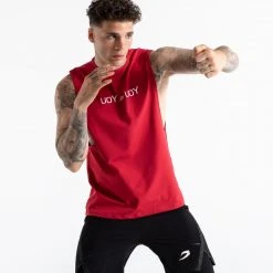 BOXRAW Men You Vs. You Muscle Tank - Red Clothing