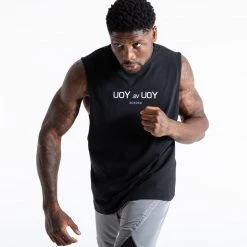 BOXRAW Men Clothing You Vs. You Muscle Tank - Black