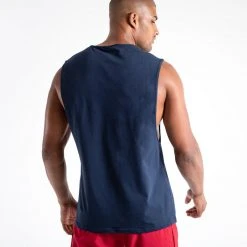 BOXRAW Men You Vs. You Muscle Tank - Navy