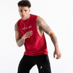 BOXRAW Men You Vs. You Muscle Tank - Red Clothing