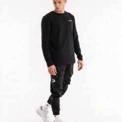 BOXRAW Men BOXRAW Long Sleeve T-Shirt - Black