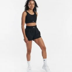 BOXRAW Women Best Sellers Kim Crop Top - Black