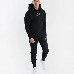 BOXRAW Men Dempsey Hoodie - Black Clothing