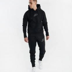 BOXRAW Men Dempsey Hoodie - Black Clothing