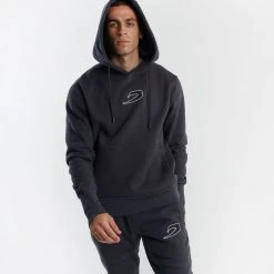 BOXRAW Men Clothing Dempsey Hoodie - Charcoal