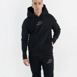 BOXRAW Men Dempsey Hoodie - Black Clothing
