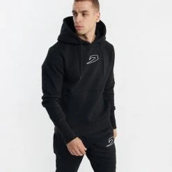 BOXRAW Men Dempsey Hoodie - Black Clothing