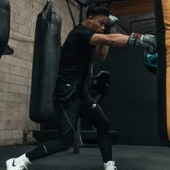 BOXRAW Men Pep Shorts (2-In-1 Training Tights) - Black Boxing Essentials