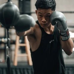 BOXRAW Men SMRT-TEC Stringer Tank - Black Clothing