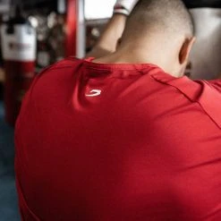 BOXRAW Men SMRT-TEC T-Shirt - Red Clothing 22 BOXRAW Men SMRT-TEC T-Shirt - Red Clothing