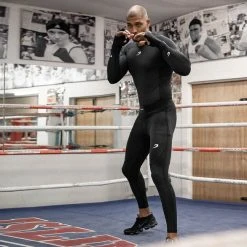 BOXRAW Men Clothing Saddler Compression Top - Black