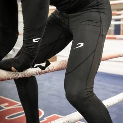 BOXRAW Men Clothing Saddler Compression Tights - Black