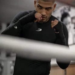 BOXRAW Men Clothing Saddler Compression Top - Black