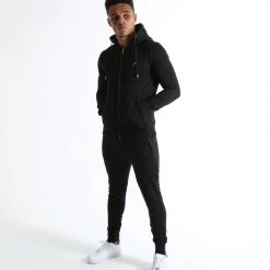 BOXRAW Men Marciano Zip Hoodie - Black