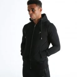 BOXRAW Men Marciano Zip Hoodie - Black
