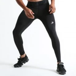 BOXRAW Men Clothing Saddler Compression Tights - Black